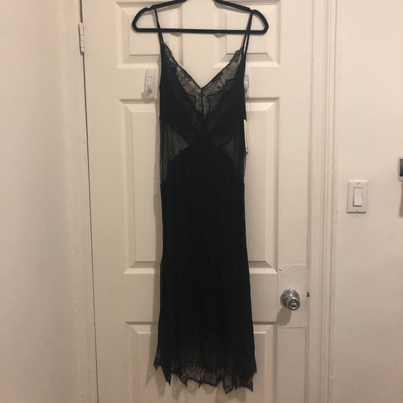 Zara Dresses & Skirts - Zara Black Lace Slip Dress